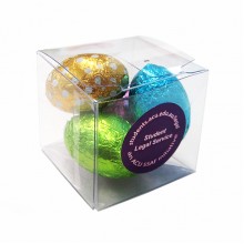 Small Cube with Mini Easter Eggs